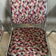 Série de 5 chaises chromées année 70