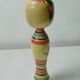 Vintage Japanese Kokeshi doll Naruko signed - Antique turned wood figurine craftsmanship Japan - Collectible item from the Showa period (1926–1989)