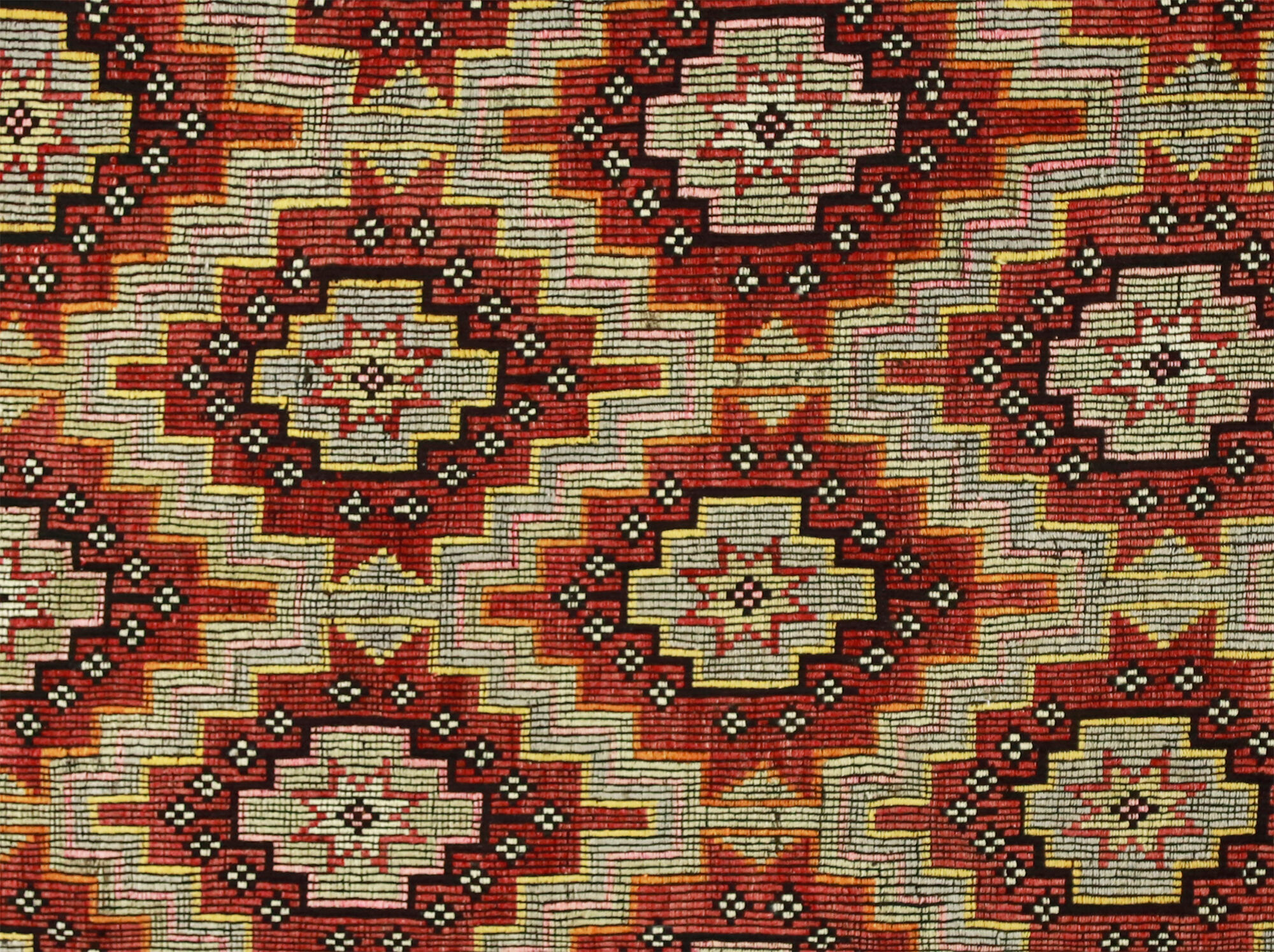 Anatolian handmade kilim rug 288 cm x 187 cm