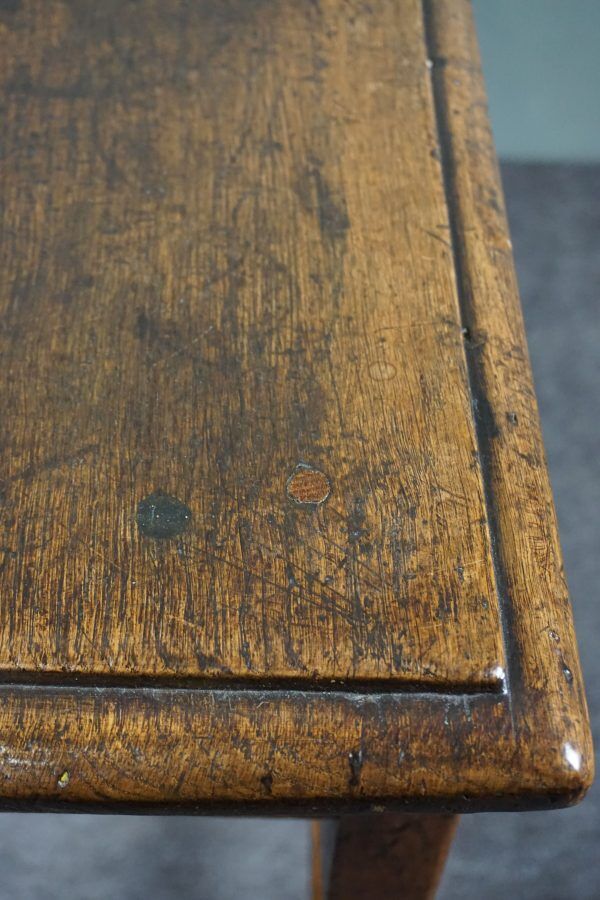 Carved antique English side table