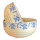 Two antique salad bowls