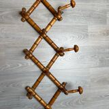 Wooden coat rack