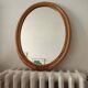 Miroir vintage bambou et rotin