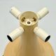 Artemide Nesso Lamp in Off White Resin, 1960s Italian Design