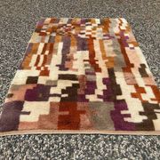 Multicoloured Moroccan Mrirt rug 300x200 cm – abstract geometric pattern