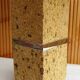 Ambient lamp in cork and chromed metal desing 1970