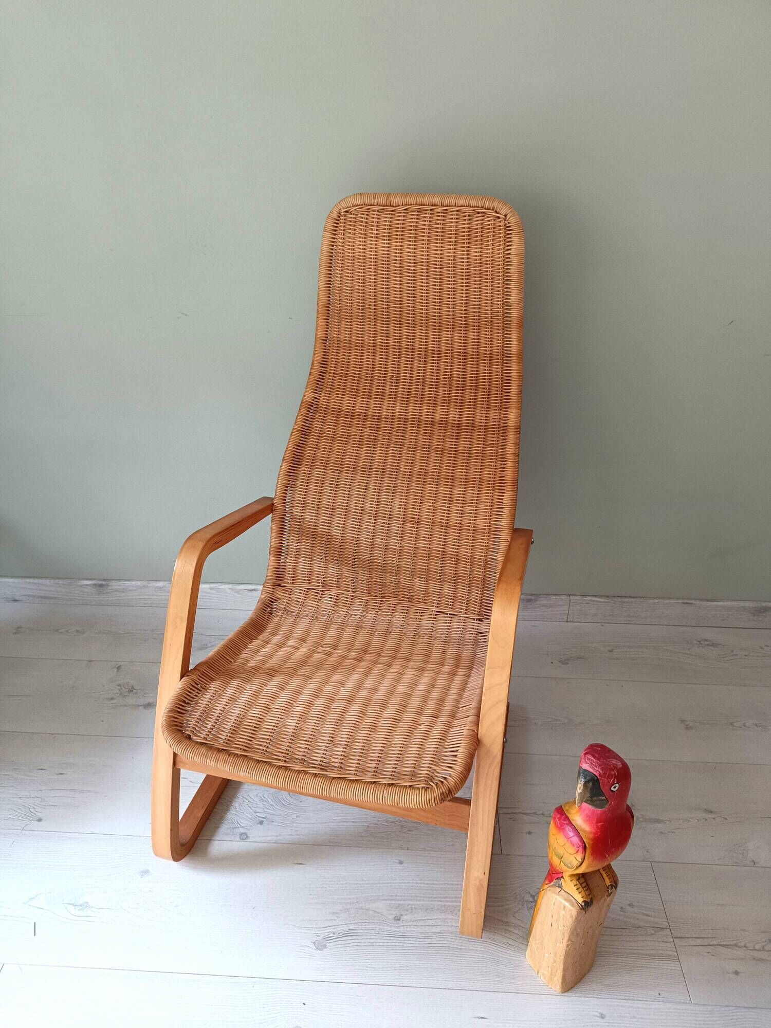 Oland Fatolj cantilever chair for IKEA in bentwood