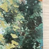 Huile sur panneau vintage