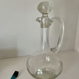 Glass carafe, round cap with handle