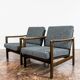 Paire de fauteuils restaurés du milieu du siècle par Zenon Bączyk, années 1960