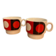 Duo of Italy porcelain cups