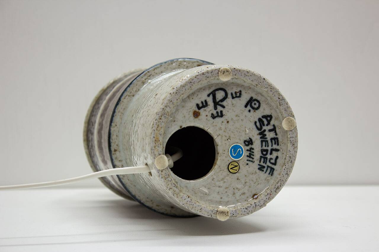 Ceramic table lamp by Inger Persson for Rörstrand, Sweden