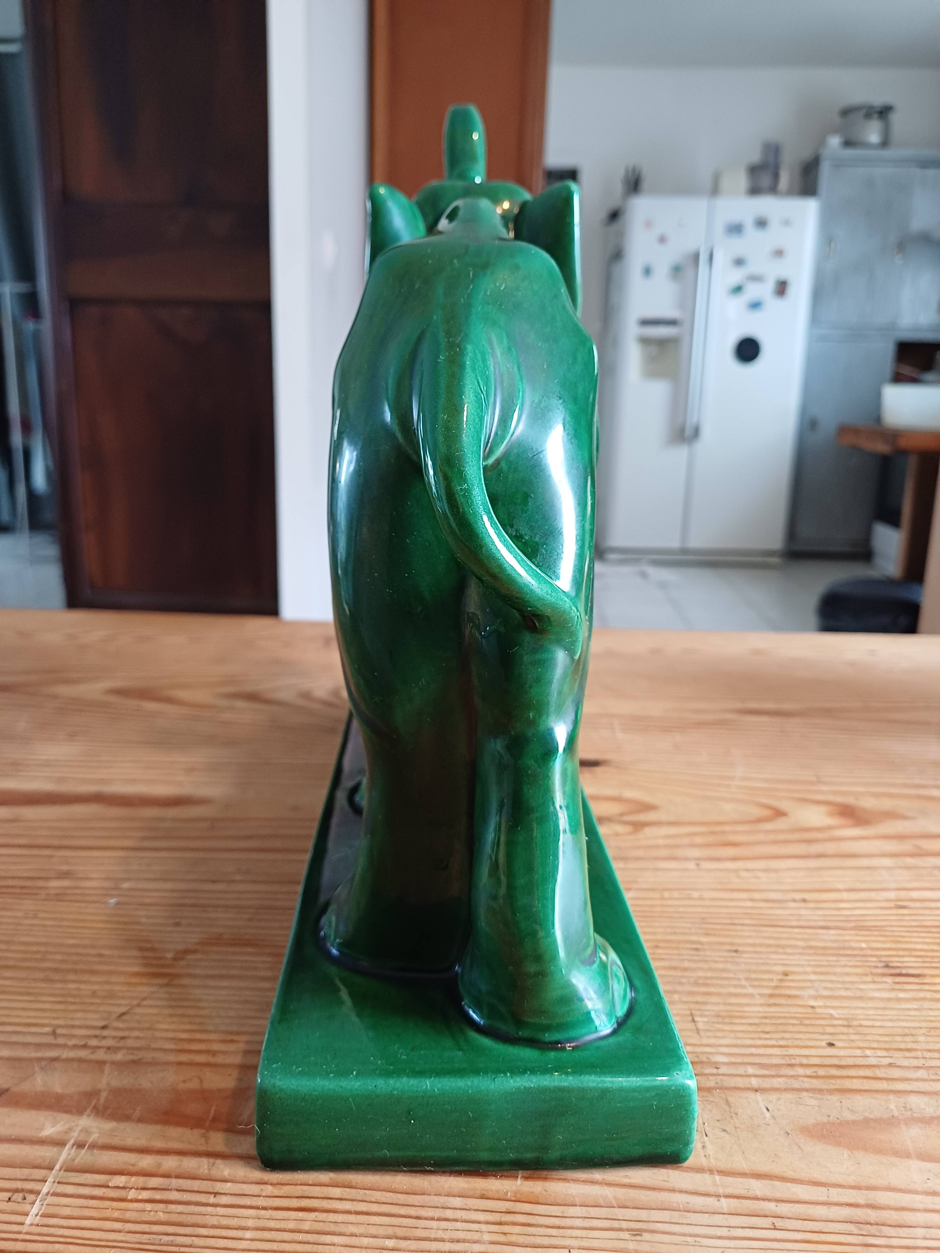 Lemanceau elephant earthenware by St Clément