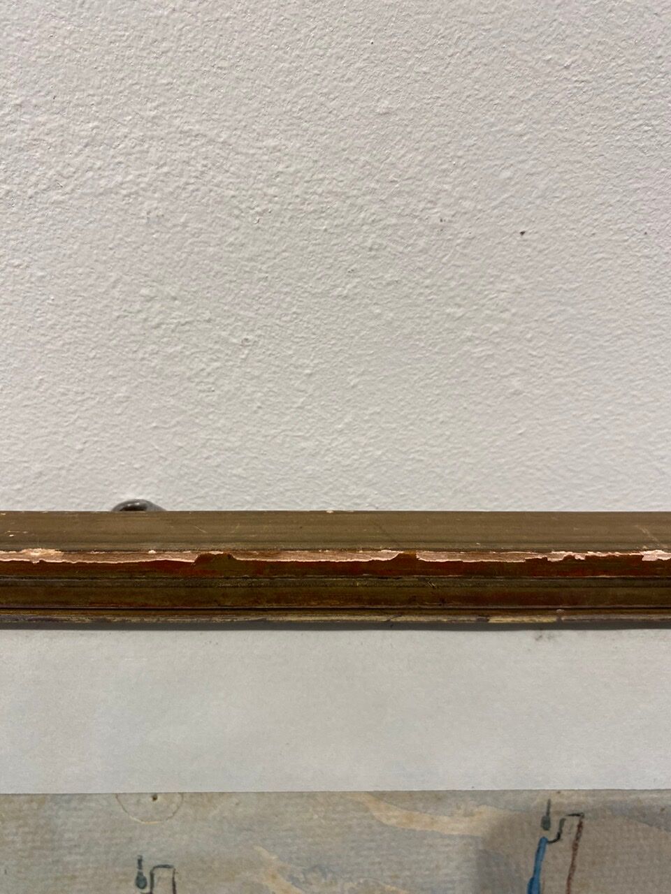 Old painting, Marine, signed and dated 1933