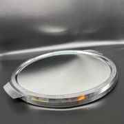 chrome Art Deco mirror tray