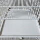 Vintage white cage for wooden decoration