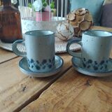 2 tassses grès bleuvintage