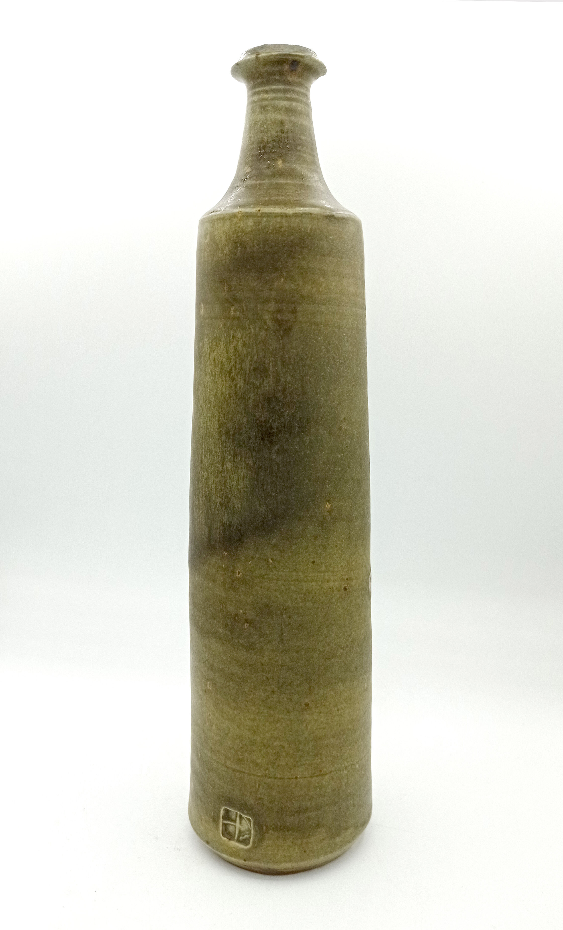 Vase en grès signé Puisaye