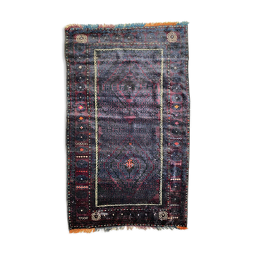 Tapis vintage belutch afghan fait main 122x206 cm