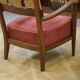 Brutalist pair of armchairs attributed to Audoux Minet, 1950s.