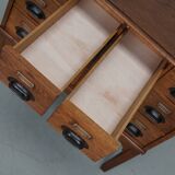 Dutch Oak Apothecary / Filing Cabinet, 1930s