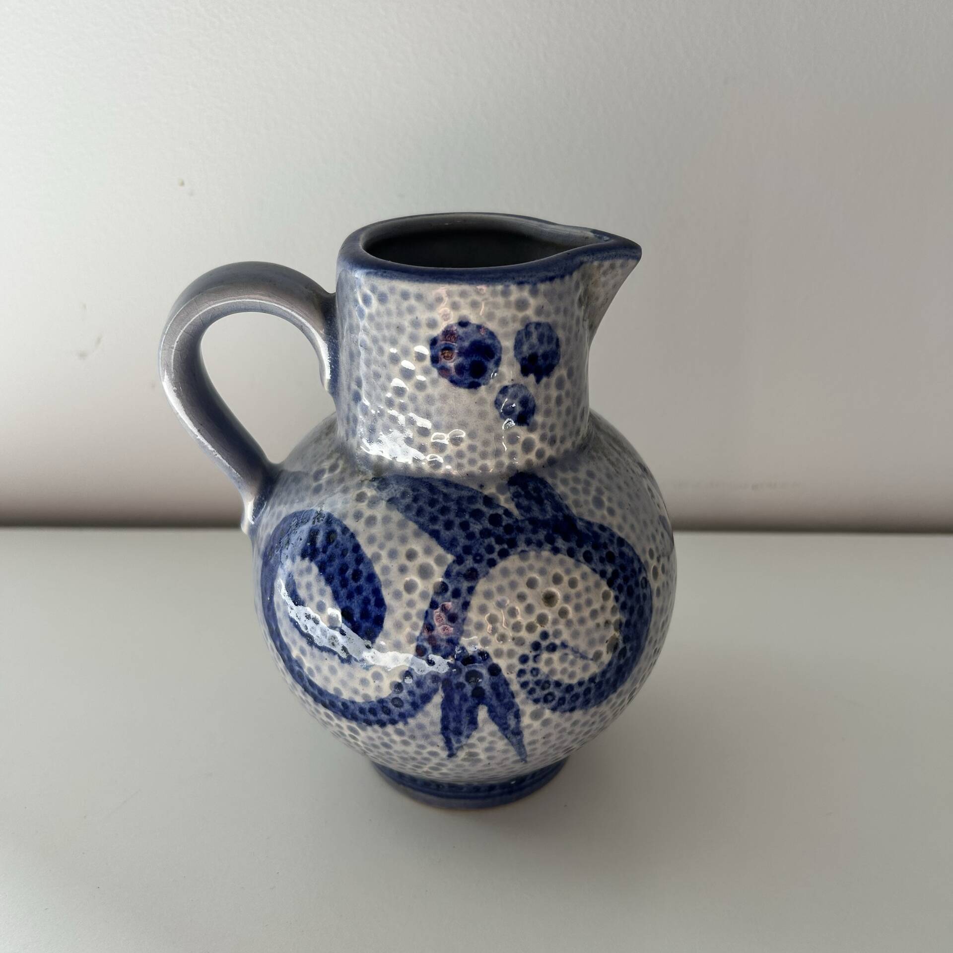 Pichet décor bleu W.Germany