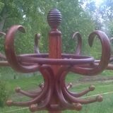 Bistro parrot coat rack attributed to Thonet