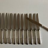 Set of 12 brewery knives Christofle Cluny Vieux Paris 1960