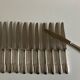 Set of 12 Christofle Cluny Vieux Paris brasserie knives 1960