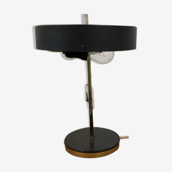 Vintage desk lamp EFC black and copper