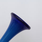 Vase soliflore bleu 70cm