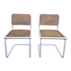 Pair of B32 chairs by Marcel Breuer