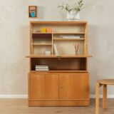 1960s two-piece secretary desk