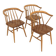 Set of 3 Scandinavian "Pinnstolar" chairs, Nesto, Nässjö, Sweden, 1960