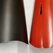 Vintage perforated metal suspensions