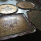 Lot de 4 plateaux florentins