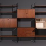Vintage design wall shelf produced by Holz-pfel