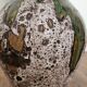 Vase vert olive et fat lava crème chantrier sauzelles