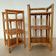 Pair of bedside tables/vintage bamboo and rattan accent furniture - 1970s