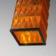 Plexiglas orange hanging lamp 60/70