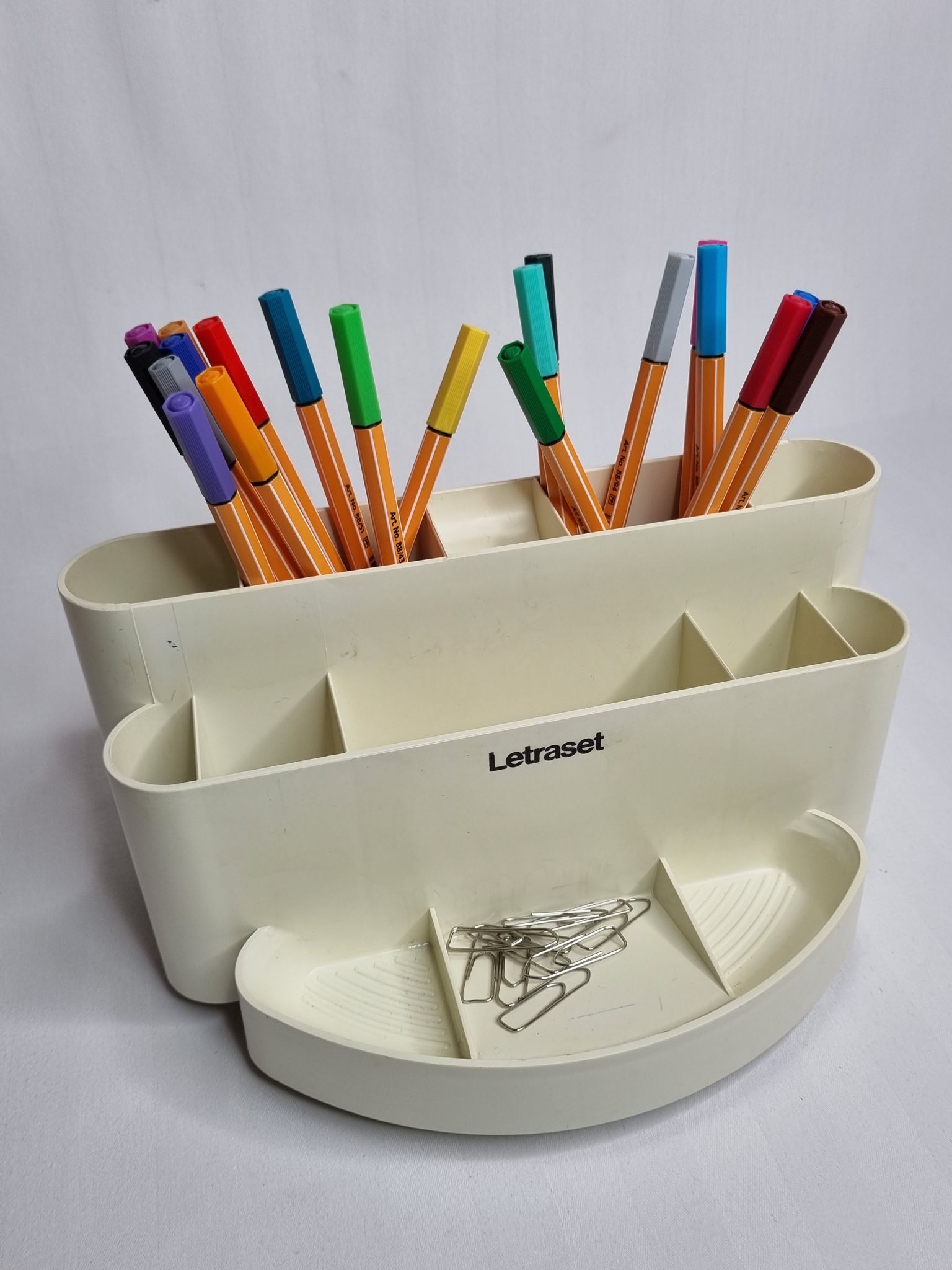 Vintage office organizer, Italian design G&R Associati Milano