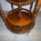 Mappemonde bar roulette globe terrestre vintage