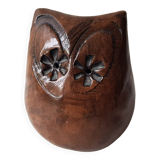 Ceramic owl sculpture, signed Nani in Aix in 1983