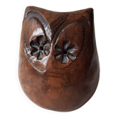 Ceramic owl sculpture, signed Nani in Aix in 1983