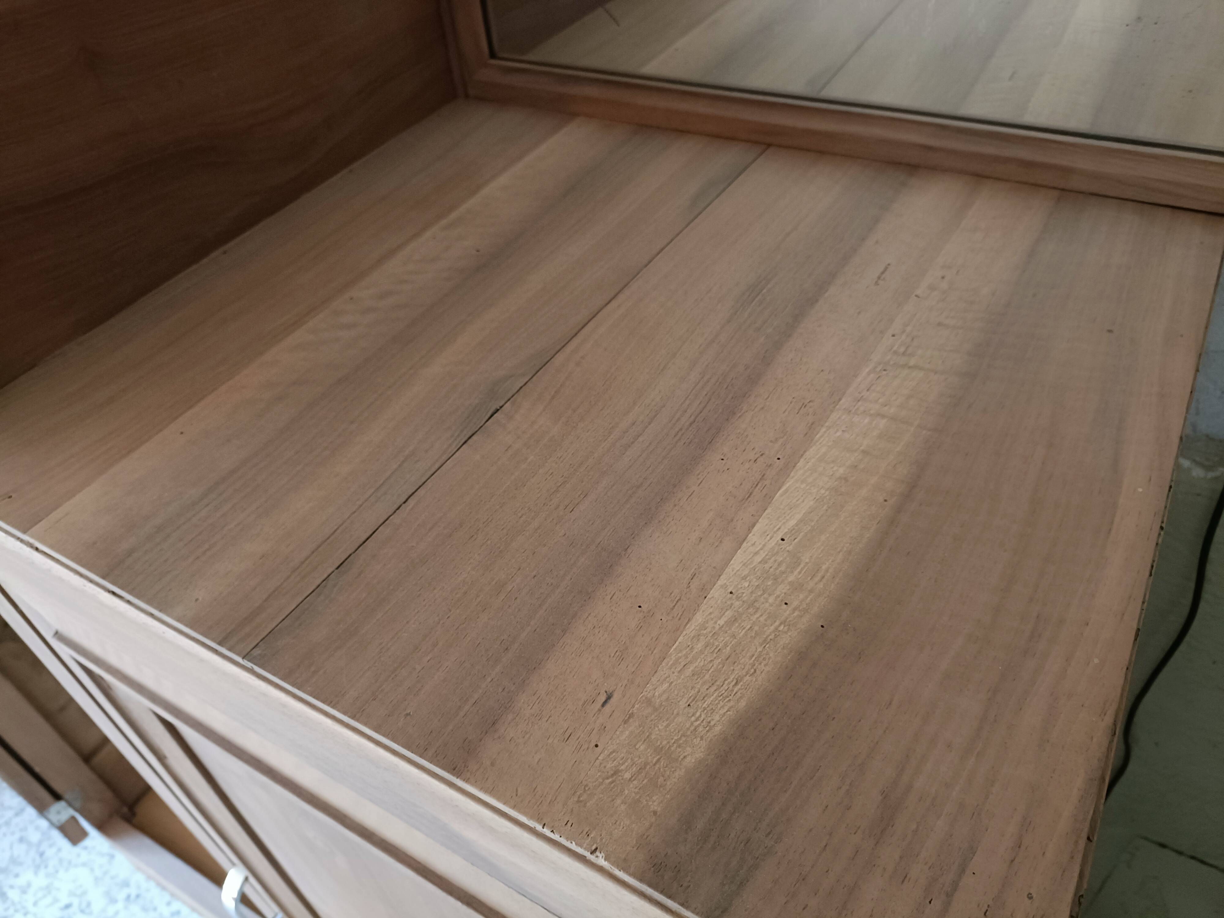 Renovated asymmetrical Art Deco wardrobe/cupboard