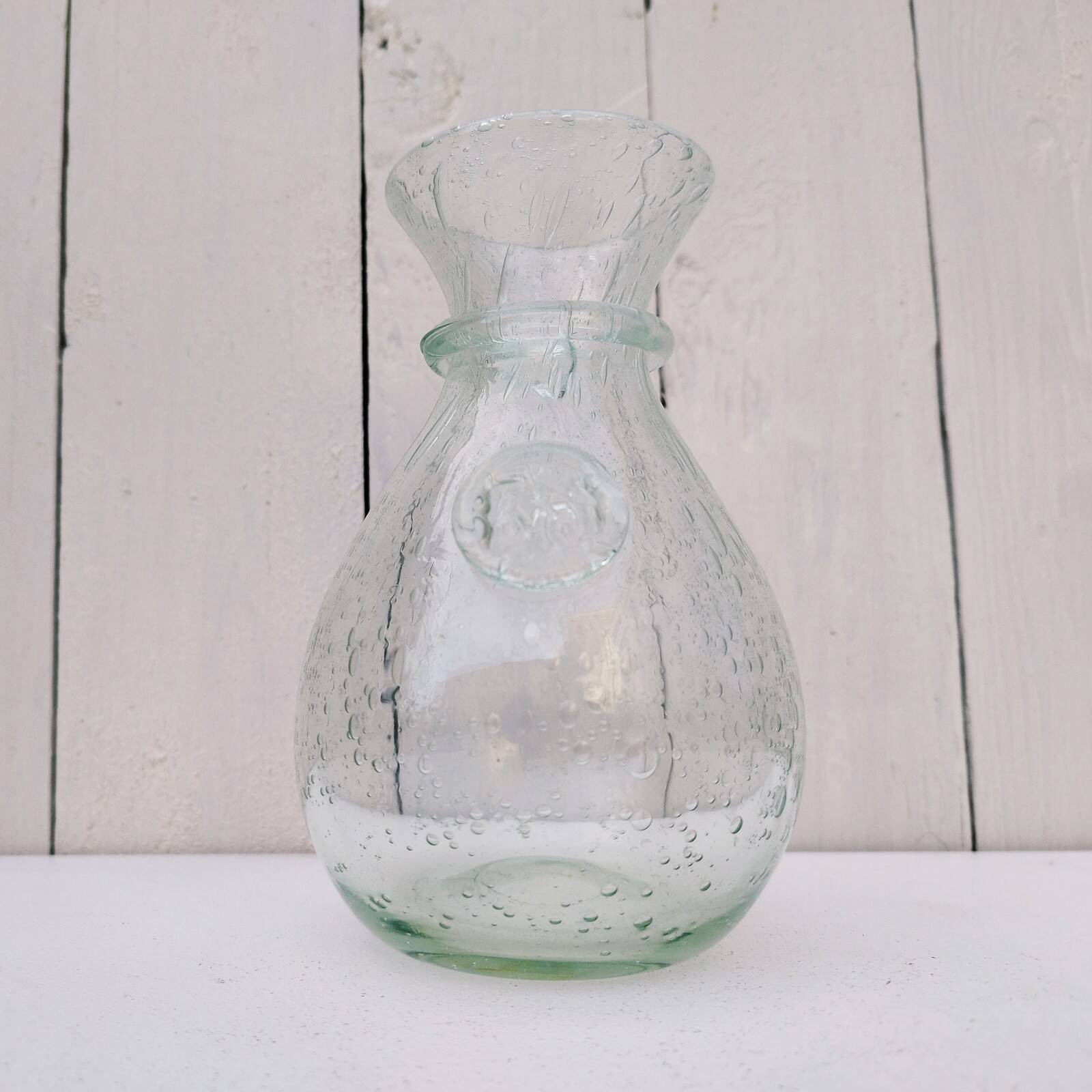 vintage Biot glassware blown glass carafe
