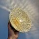 Vintage glass moulded globe wall or ceiling light (PLAFF1)