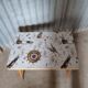 Vintage compass leg table