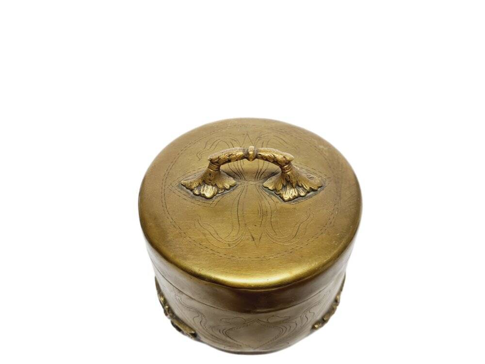 Art Nouveau sugar bowl from Szandrik, Hungary, 1890s