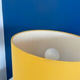 Metallic and yellow lamp